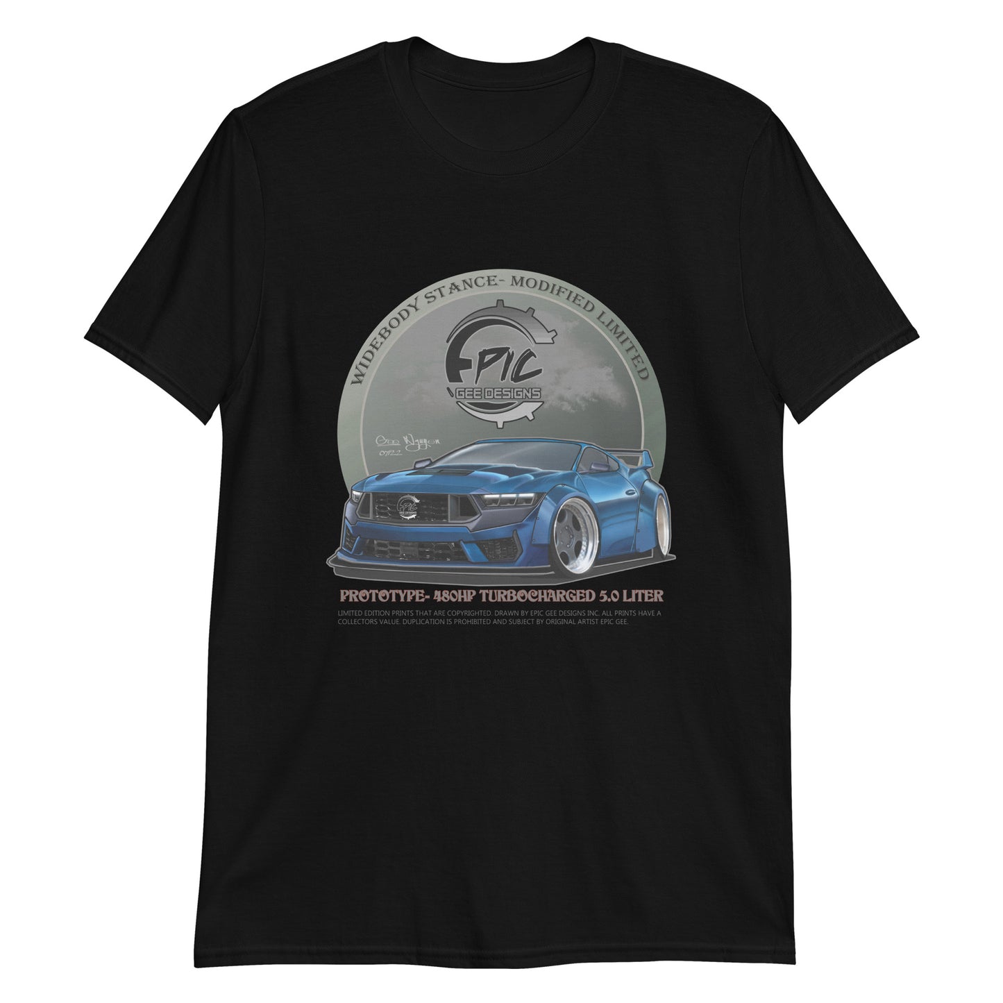 Car Design - 2024 MUSTANG GT WIDEBODY - by Epic Gee Designs